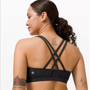 LuluLemon size 8 black sports bra